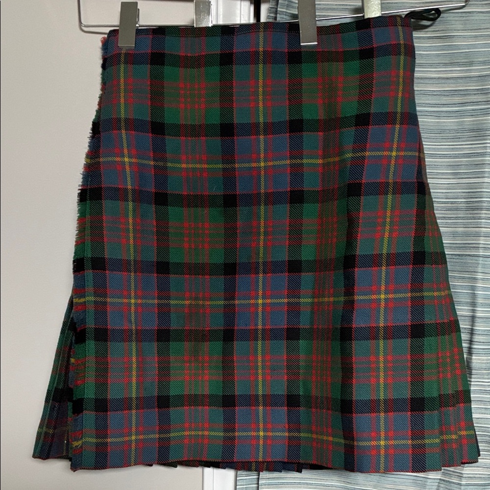 Cameron Ancient Tartan Kilt - Green, Red, Black and Blue
